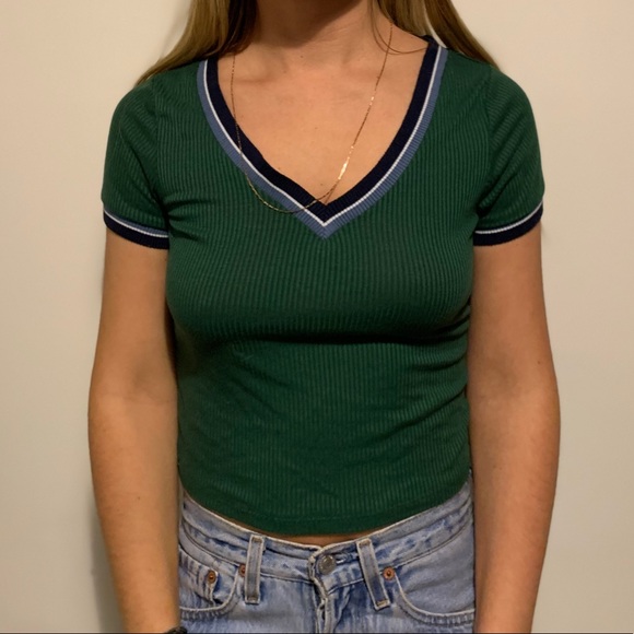 Pacsun Ribbed V Neck🧚🏼‍♂️ - Picture 5 of 7